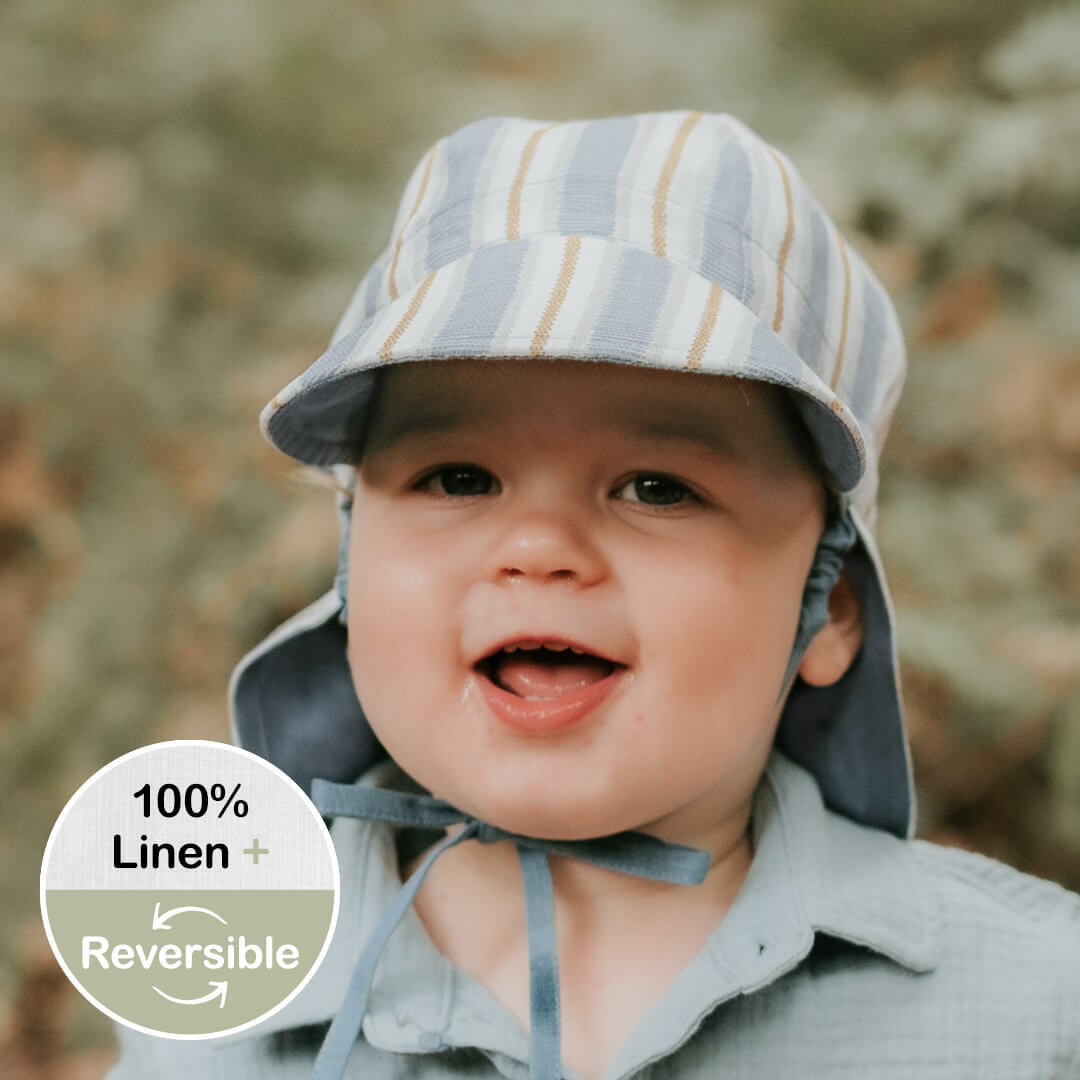 Lounger Baby Flap Sun Hat | Spencer / Steele