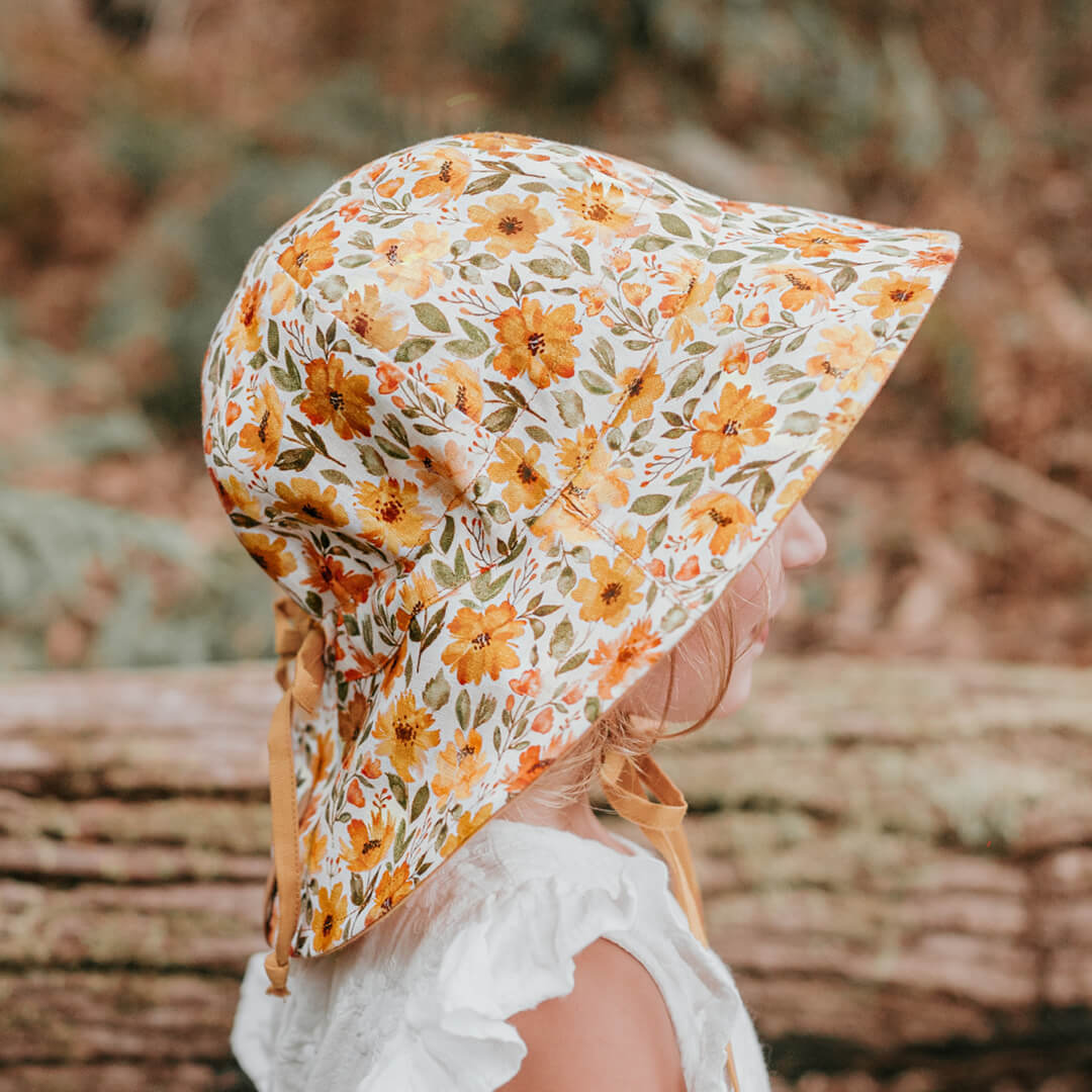 Wanderer Panelled Bucket Sun Hat | Margaret / Maize