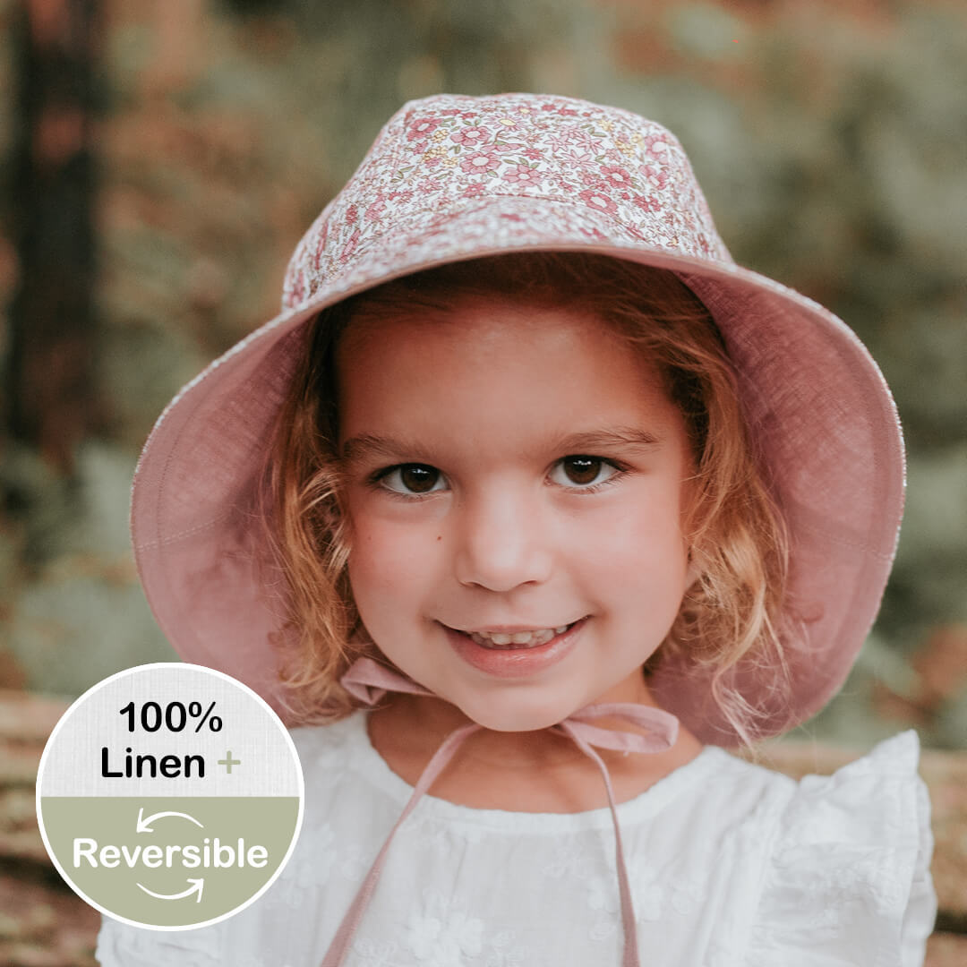 Wanderer Panelled Bucket Sun Hat | Ramble / Rosa