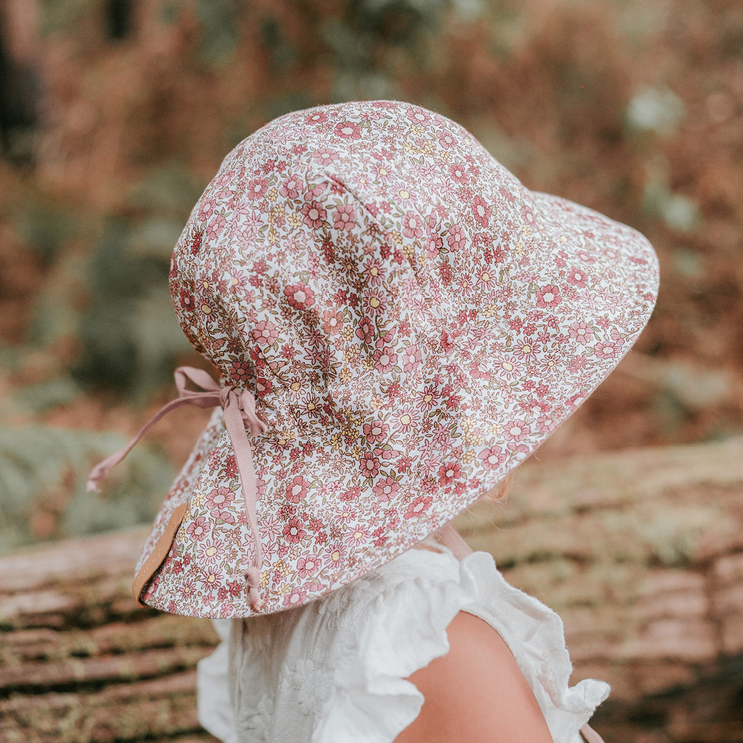 Wanderer Panelled Bucket Sun Hat | Ramble / Rosa