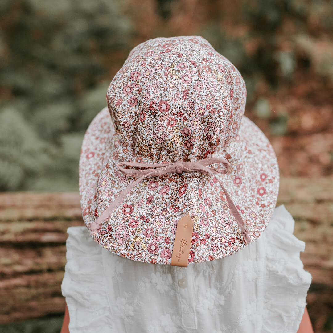 Wanderer Panelled Bucket Sun Hat | Ramble / Rosa