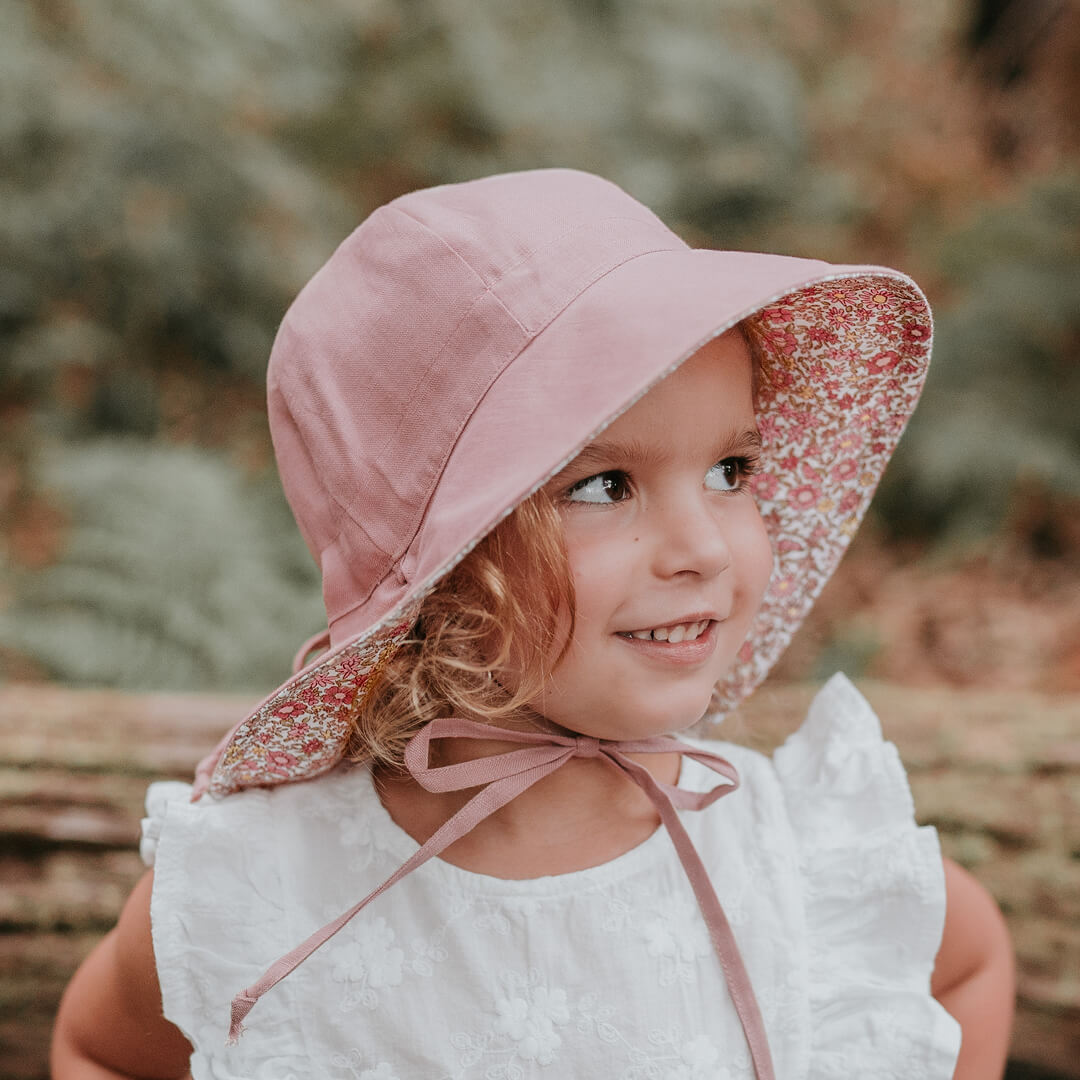 Wanderer Panelled Bucket Sun Hat | Ramble / Rosa