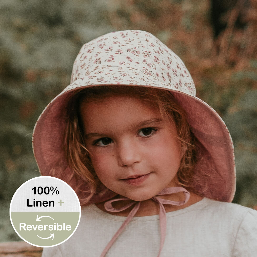 Wanderer Panelled Bucket Sun Hat | Ruby / Rosa