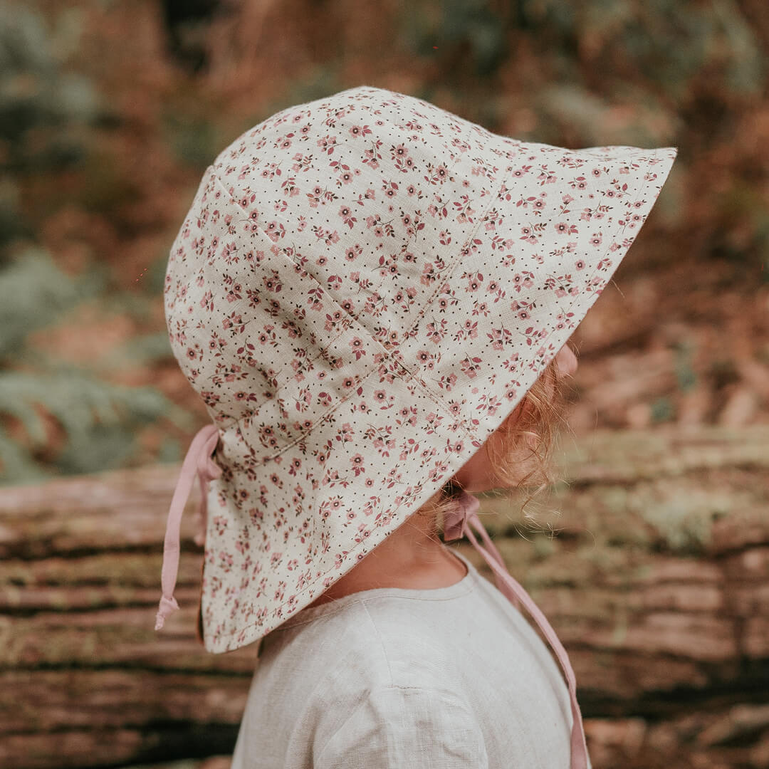 Wanderer Panelled Bucket Sun Hat | Ruby / Rosa