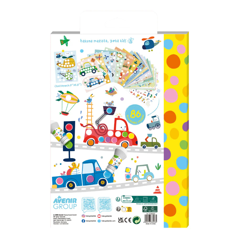 Dots for Fun Colouring | Transportation