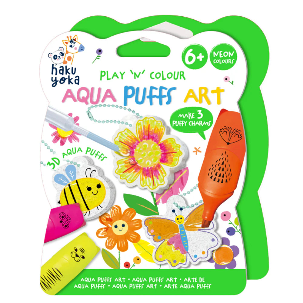 Play N' Colour | Garden Aqua Puff Art