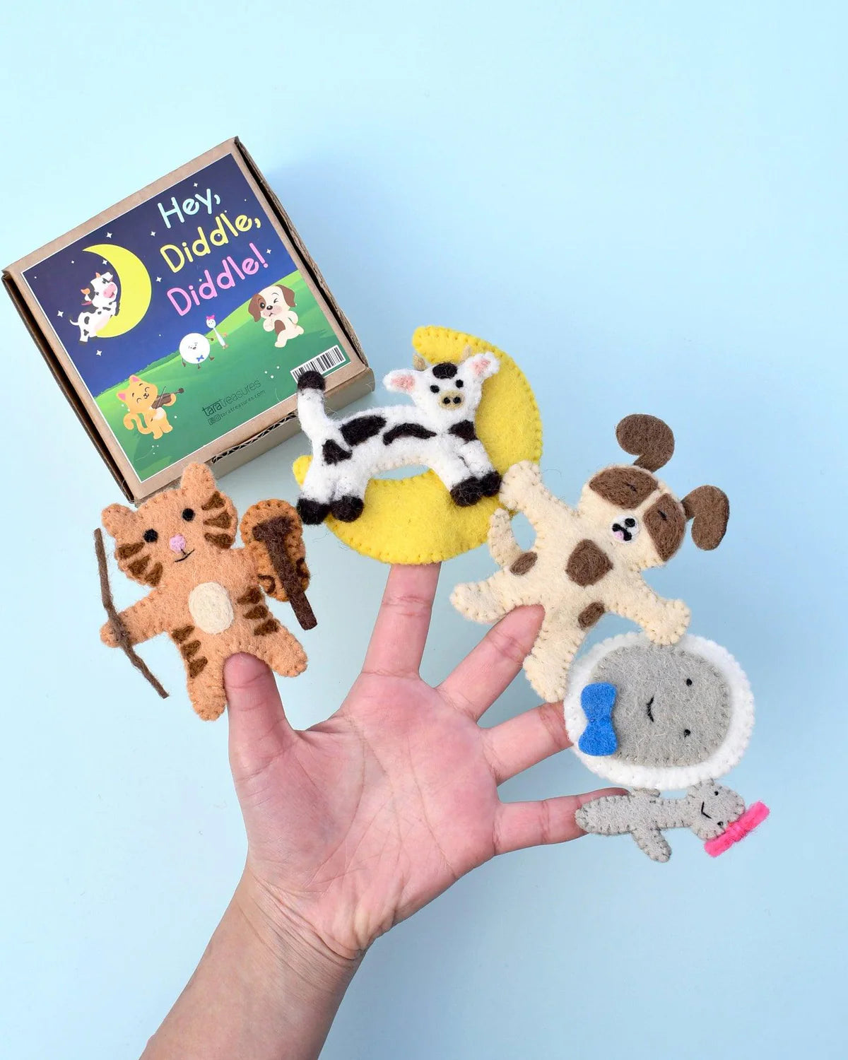 Felt Finger Puppets | Hey Diddle