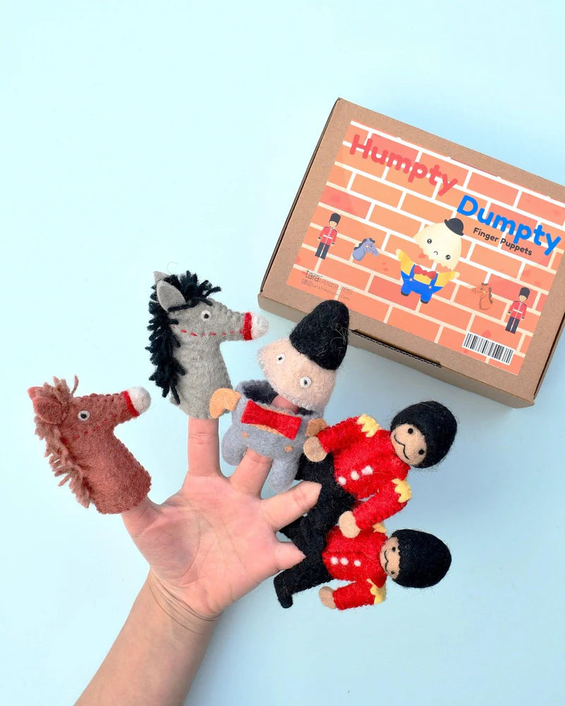 Felt Finger Puppets | Humpty Dumpty