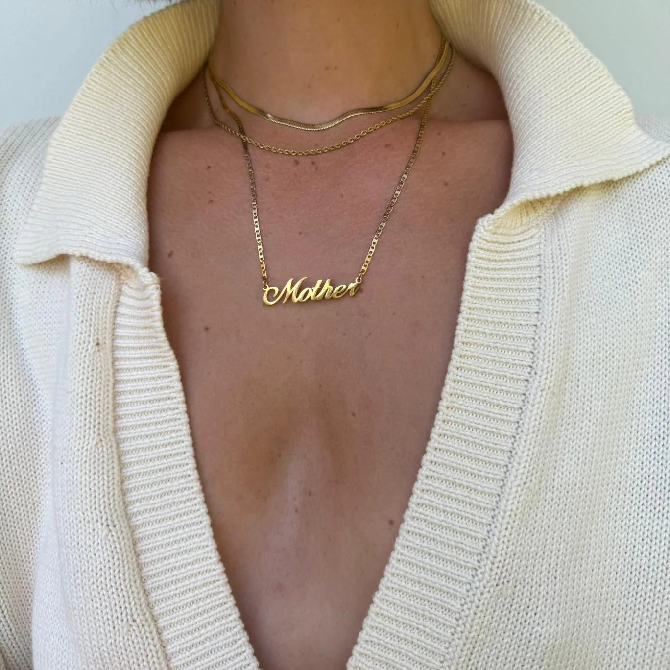 Women's Necklace | Mother | Gold