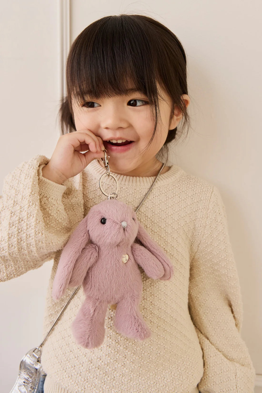 Snuggle Bunnies | Penelope Keyring | Periwinkle