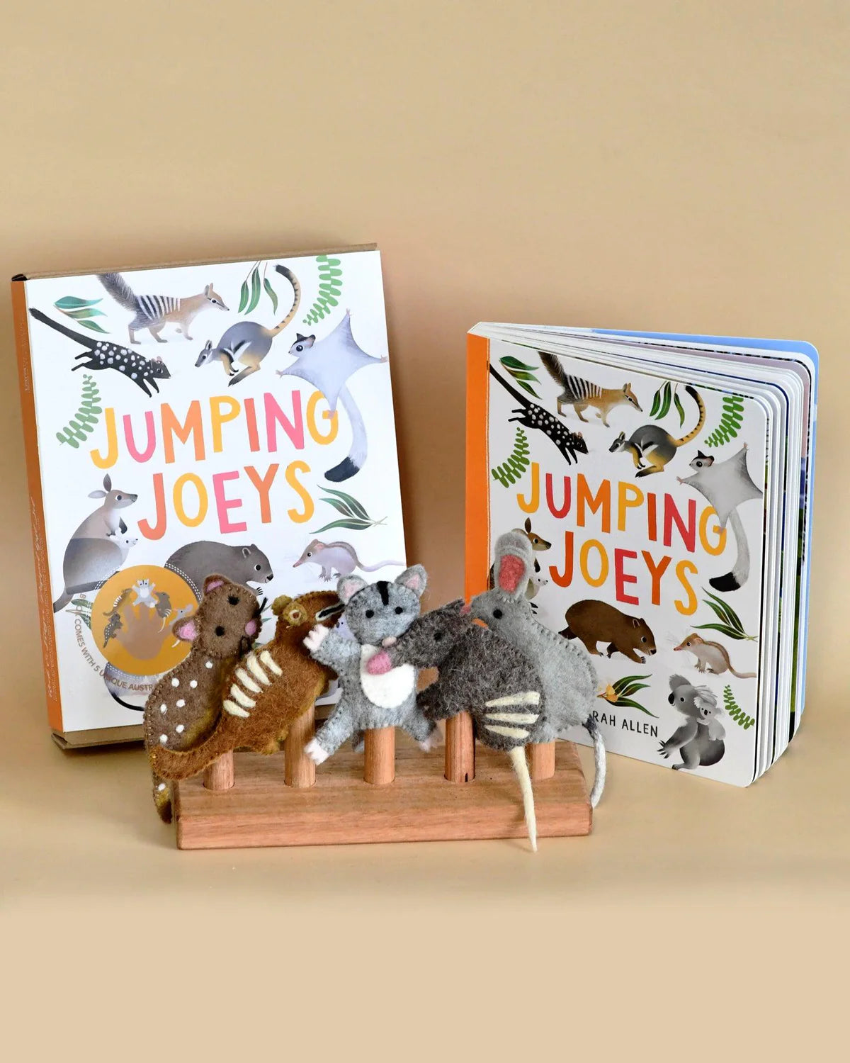 Book & Felt Finger Puppets | Jumping Joeys