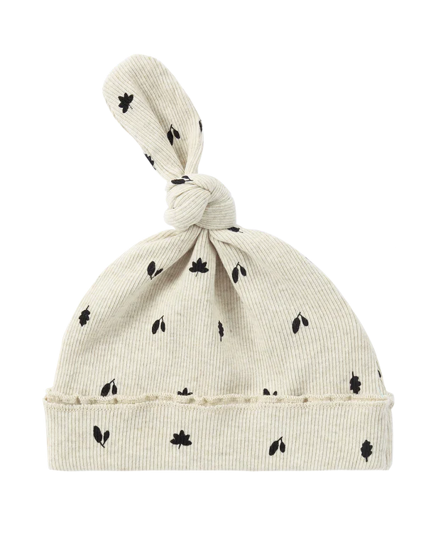 Organic Unisex Knotted Beanie | Fall Leaves