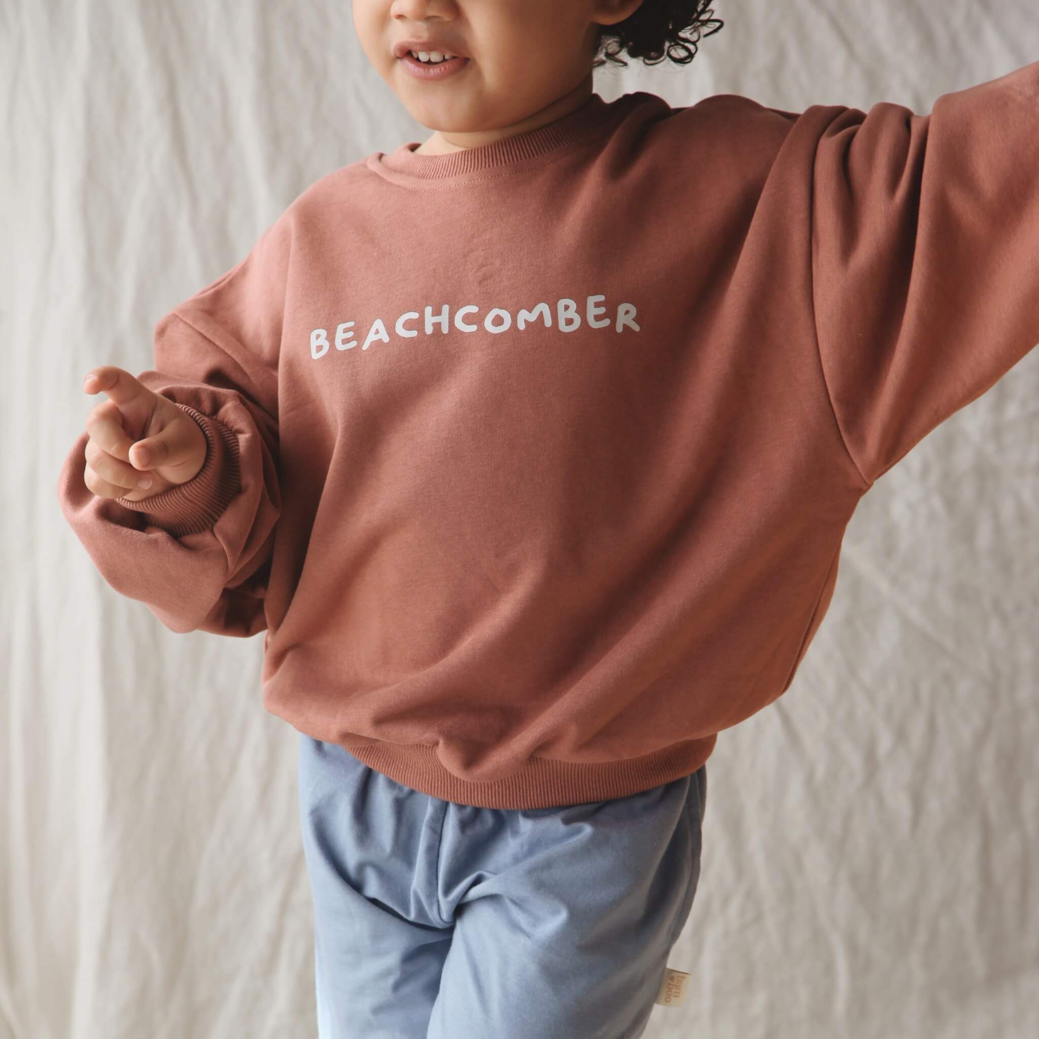 Organic Cotton Beachcomber Jumper | Clay