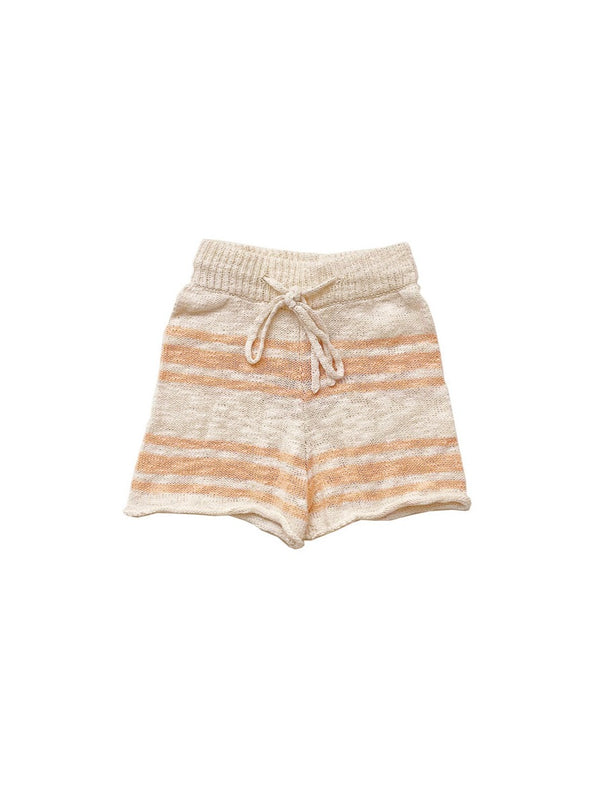 Ladies Kori Slub Cotton Shorts | Peach