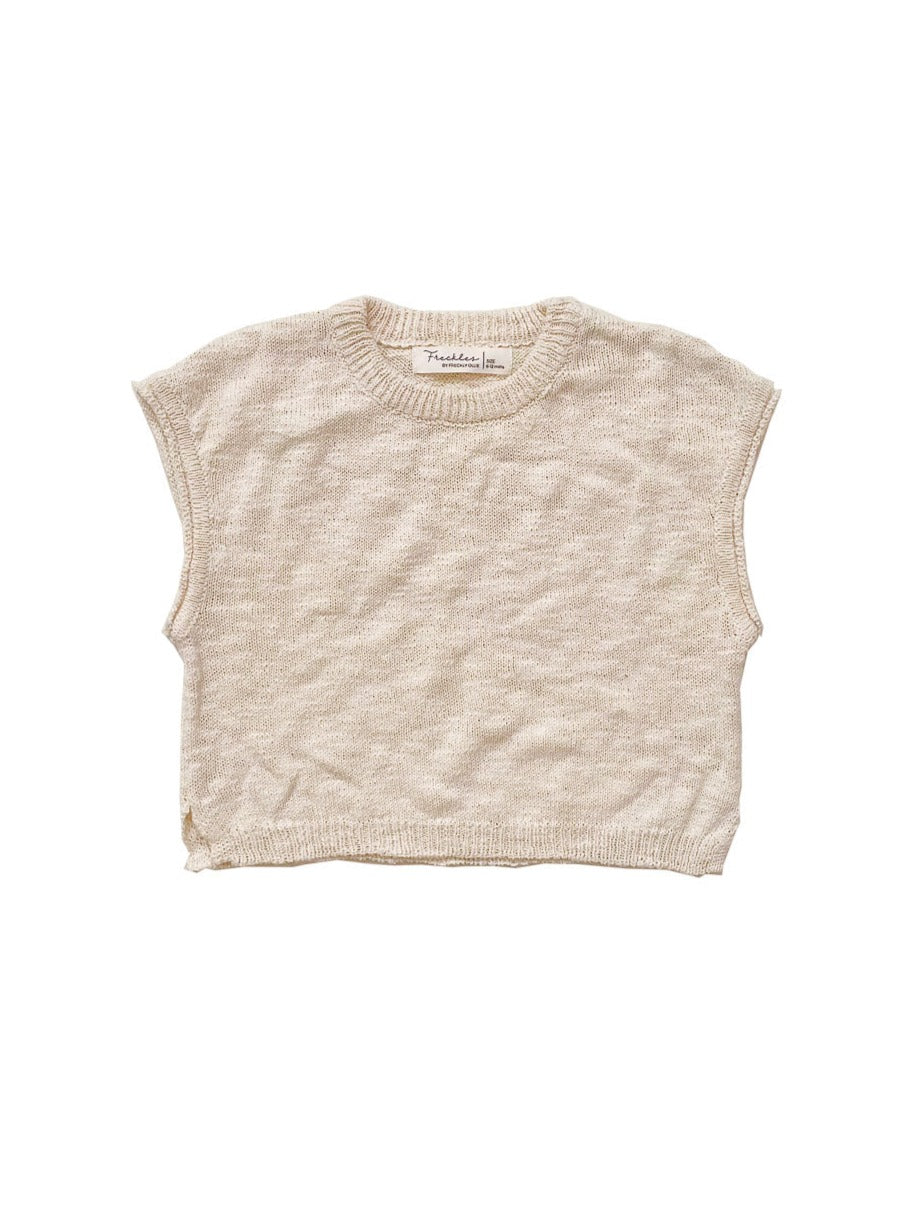 Kori Slub Cotton Top | Buttermilk