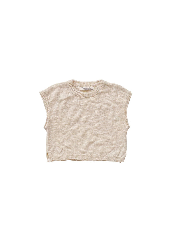 Ladies Kori Slub Cotton Top | Buttermilk