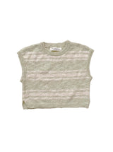 Kori Slub Knit Oversized Summer Tank Tee honey dew sage green