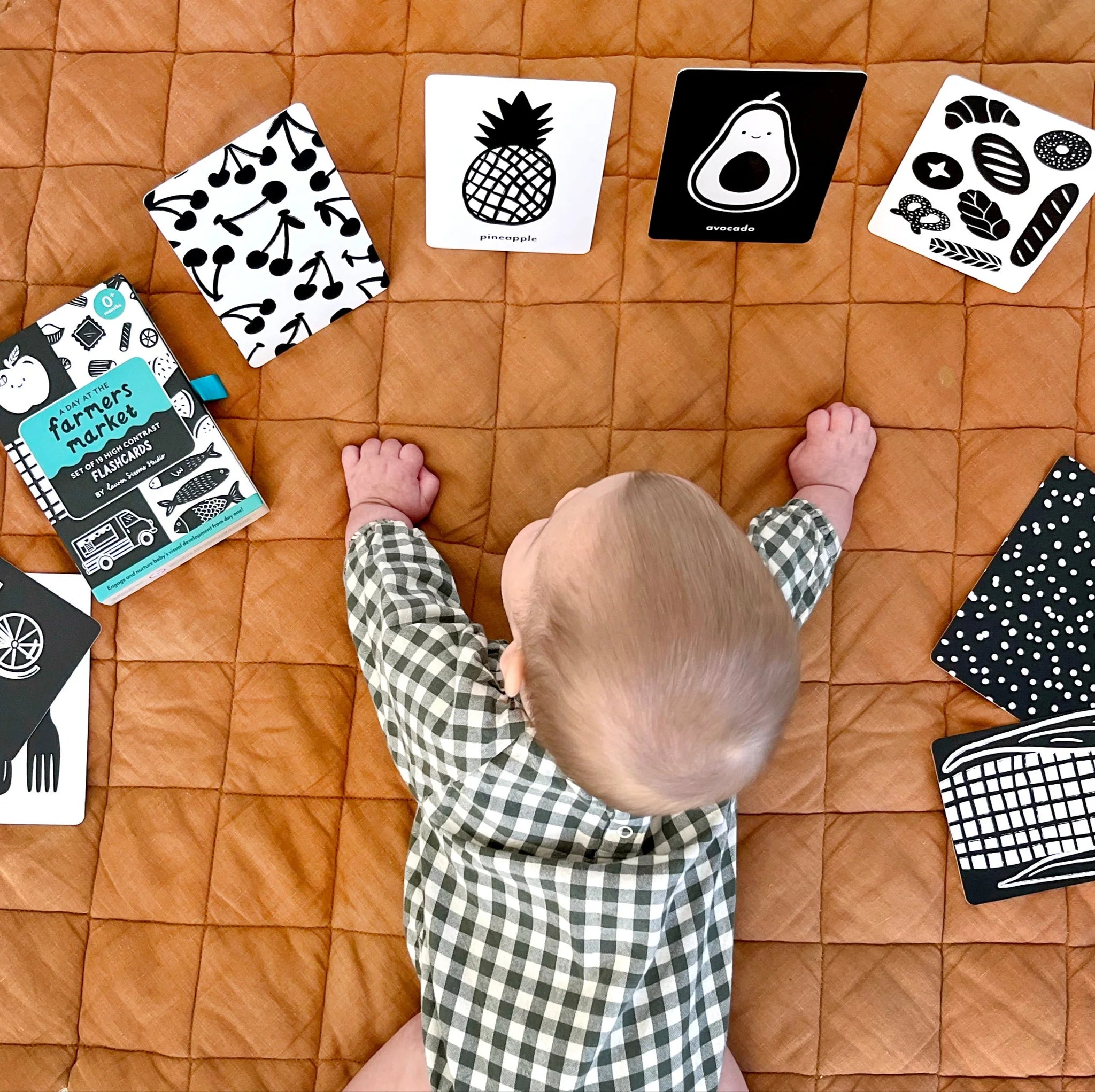 Illustrated Flash Cards | Baby High Contrast
