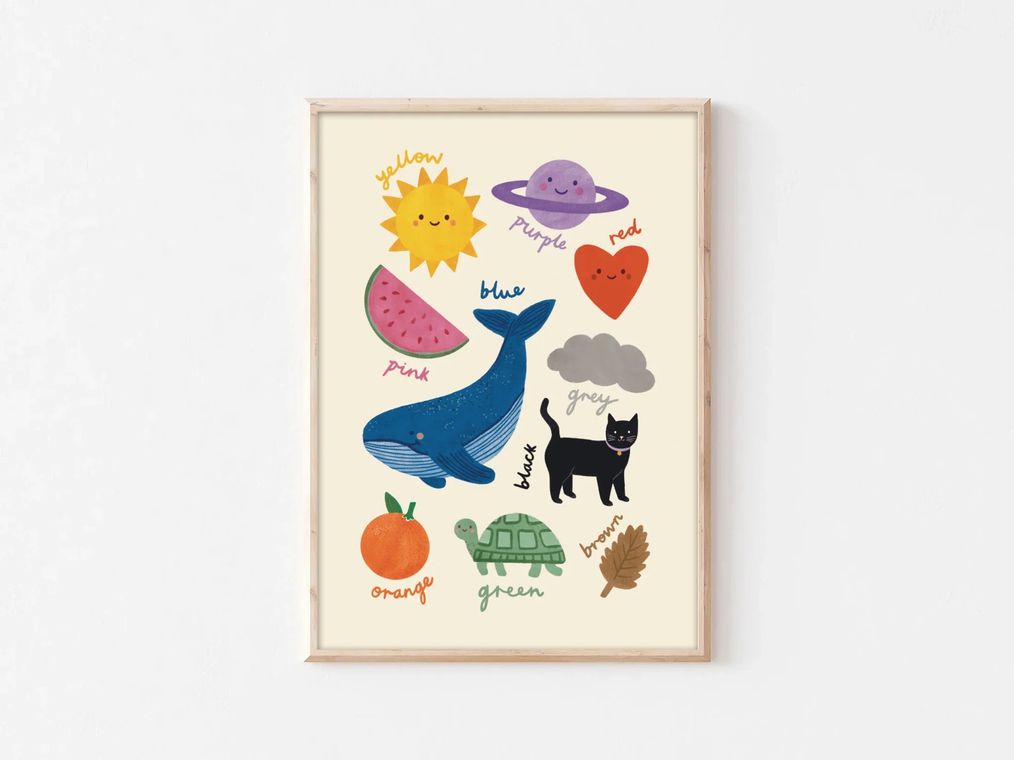 Art Print A3 | Colours Educational