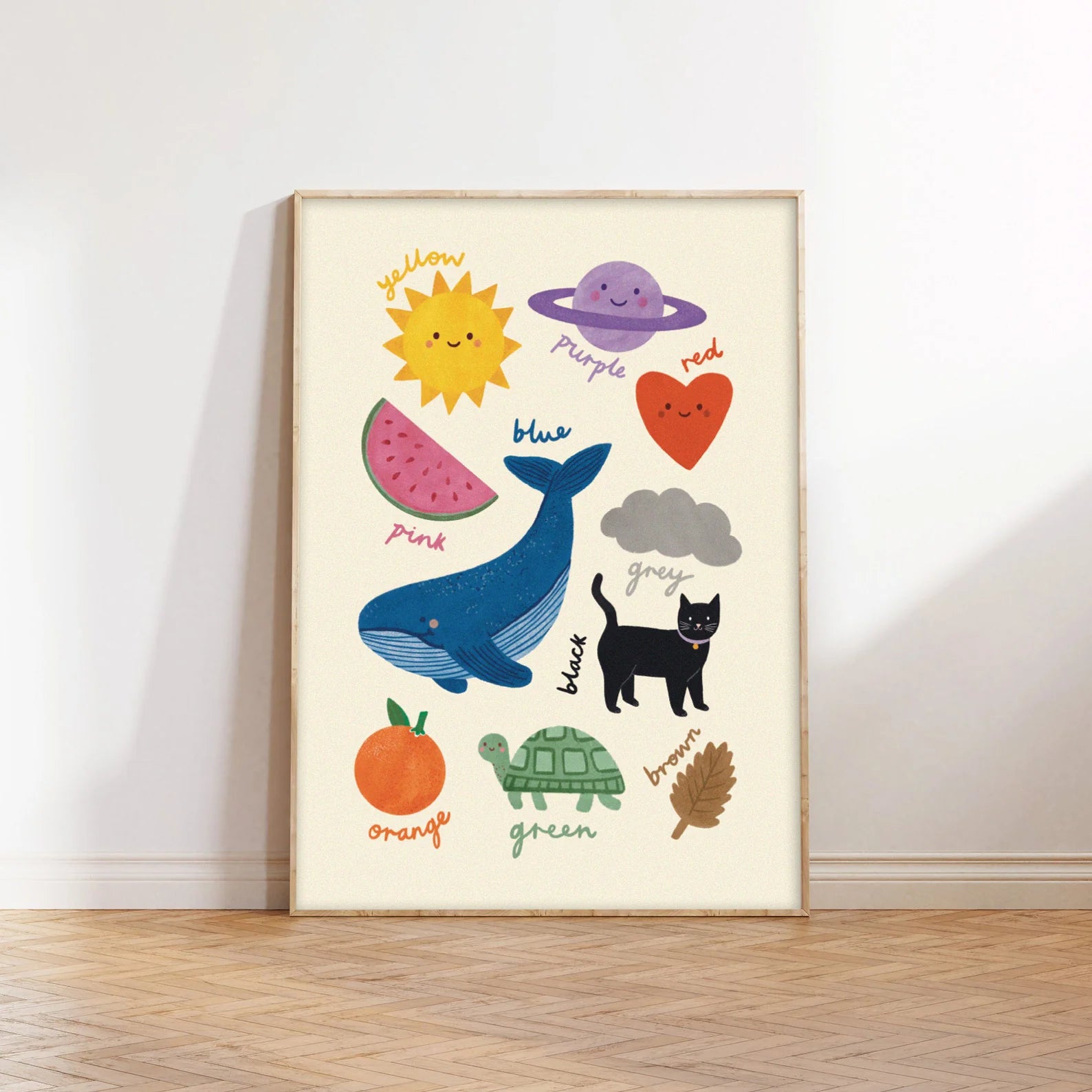 Art Print A3 | Colours Educational