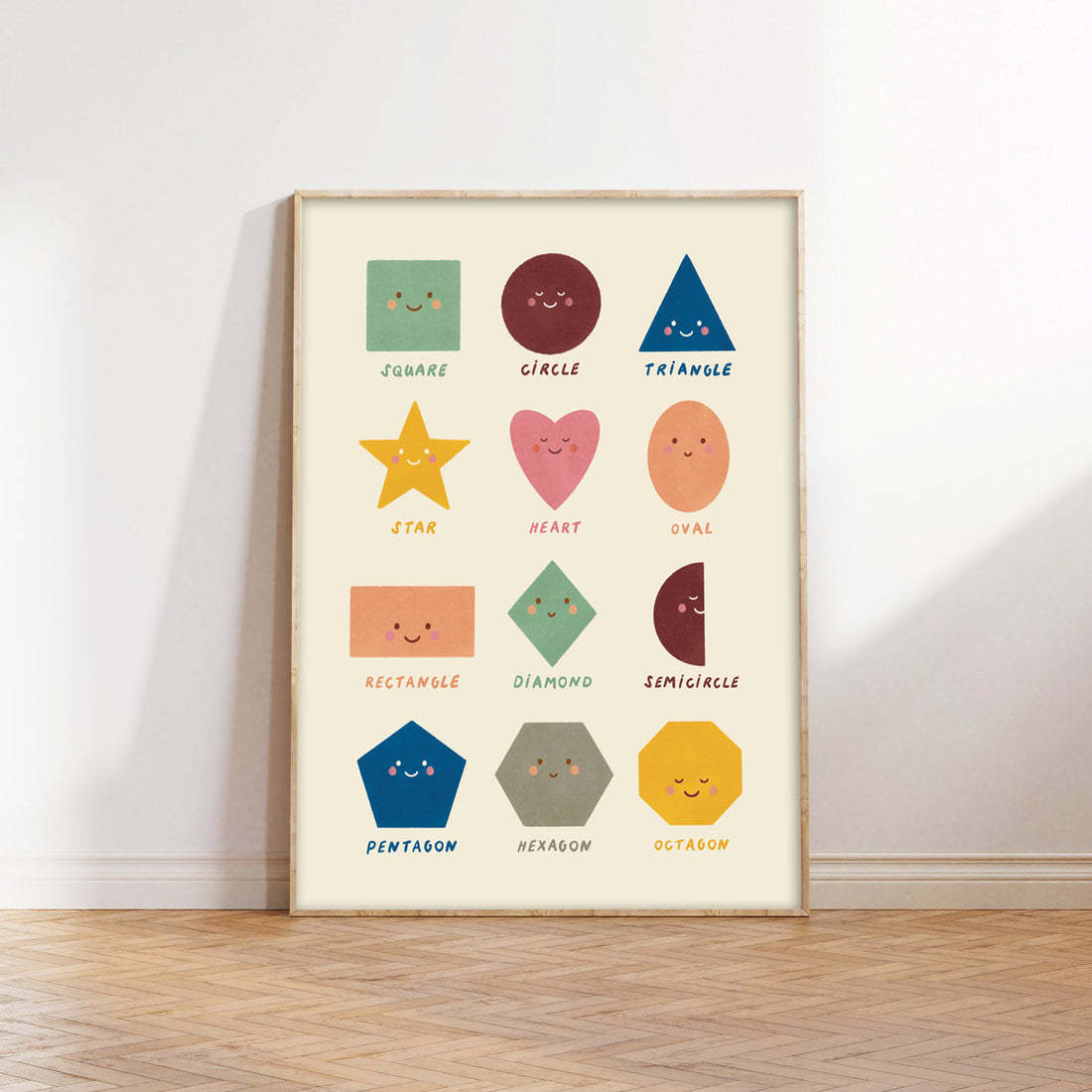 Art Print | Shapes Educational