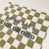 Checked Wall Banner