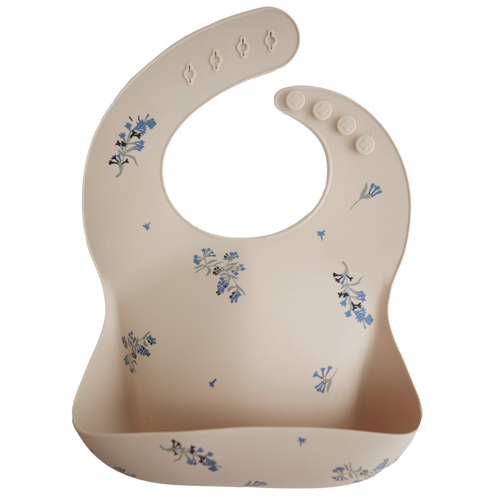 Silicon Bib | Lilac Flowers