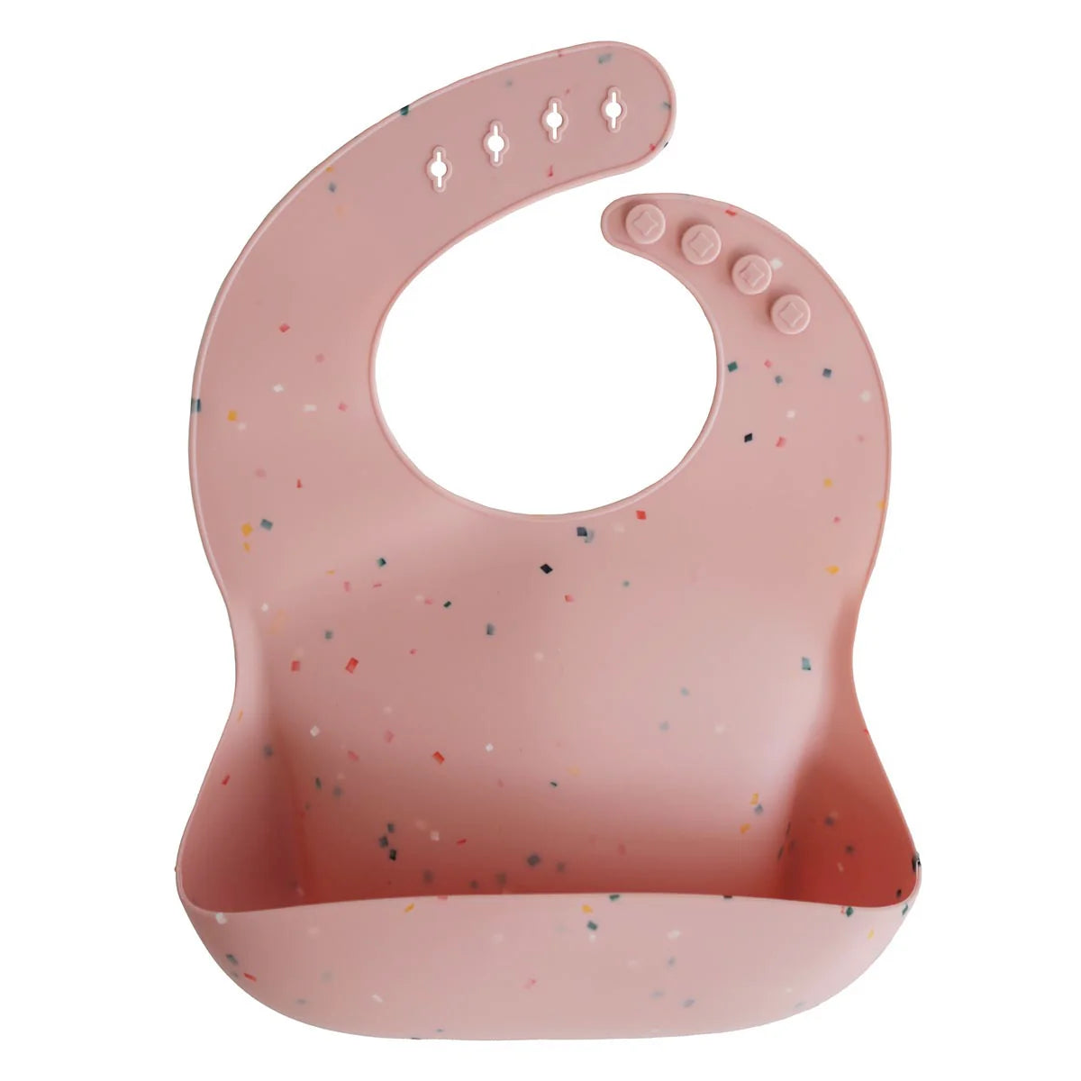 Silicon Bib | Pink Confetti