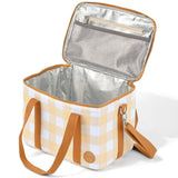 Maxi Insulate Lunch Bag | Beige Gingham
