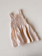 Millie Linen Sun Dress | Blush