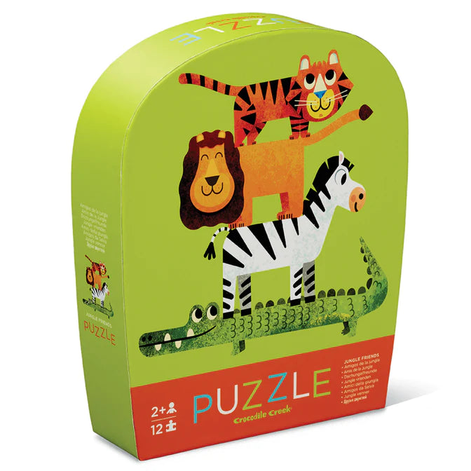 Mini Puzzle 12 pc | Jungle Friends
