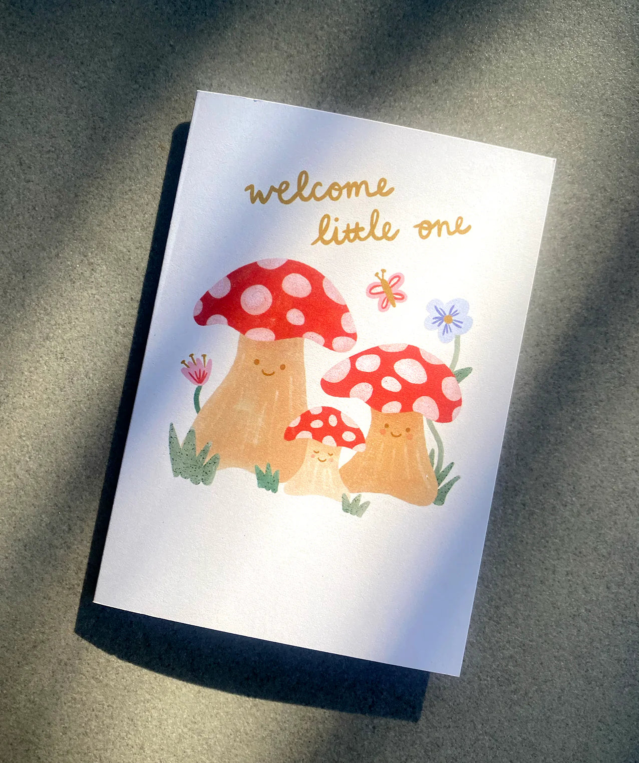 Card | Welcome Little One Mushroom