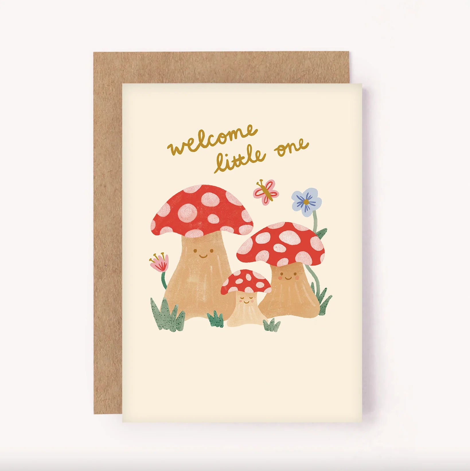 Card | Welcome Little One Mushroom