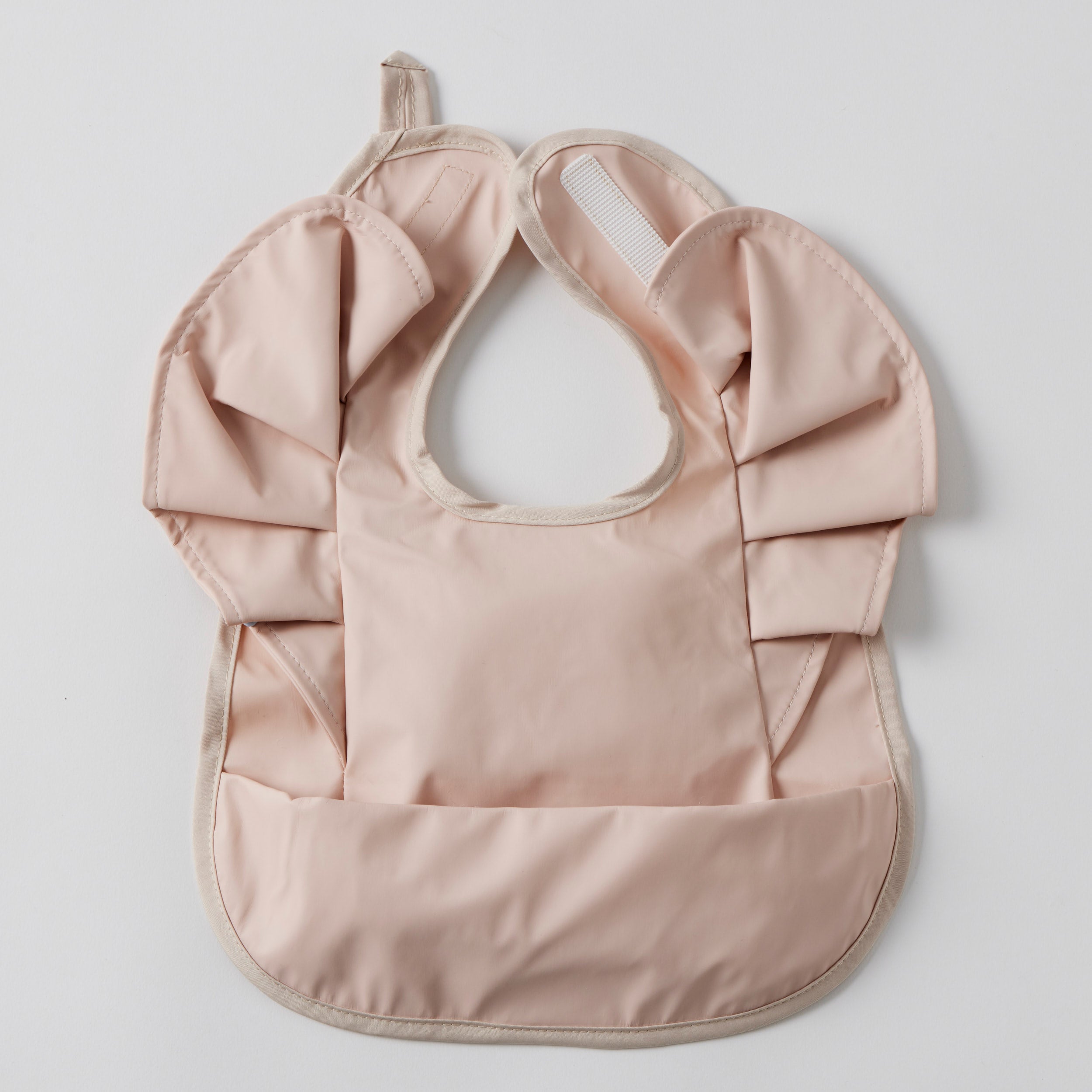 Frilled Bib | Pink