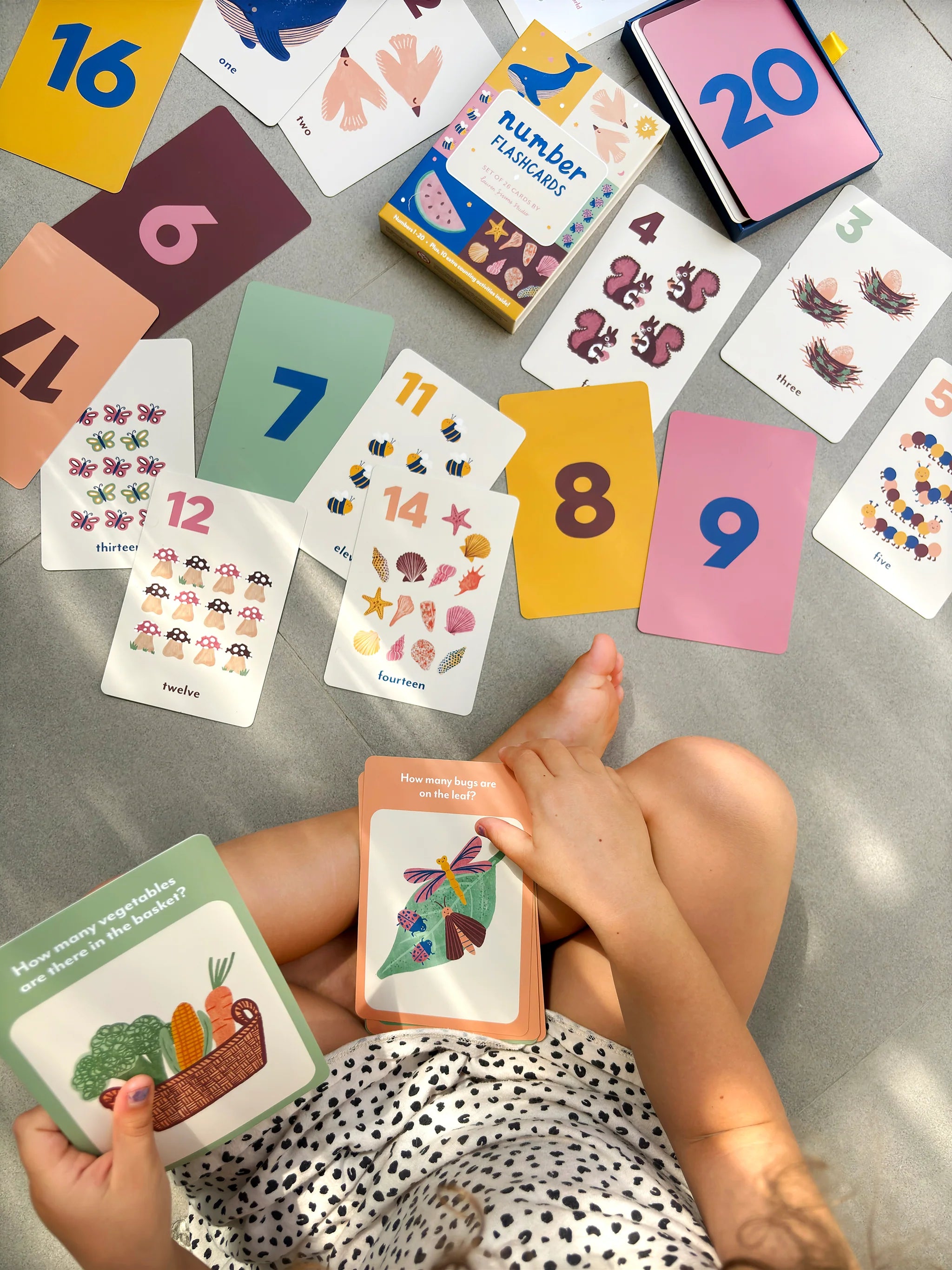 Illustrated Flash Cards | Numbers