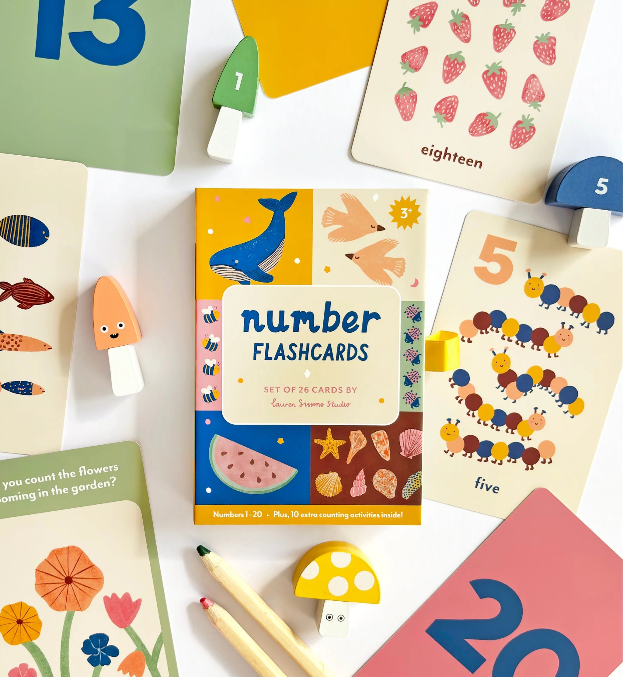 Illustrated Flash Cards | Numbers