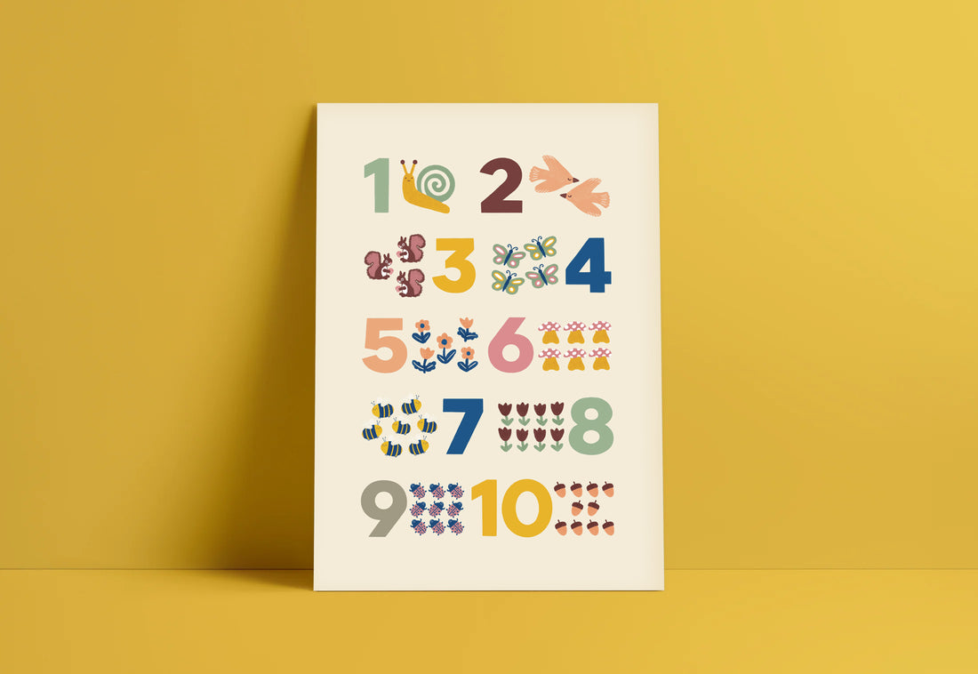 Art Print | 1-10 Number