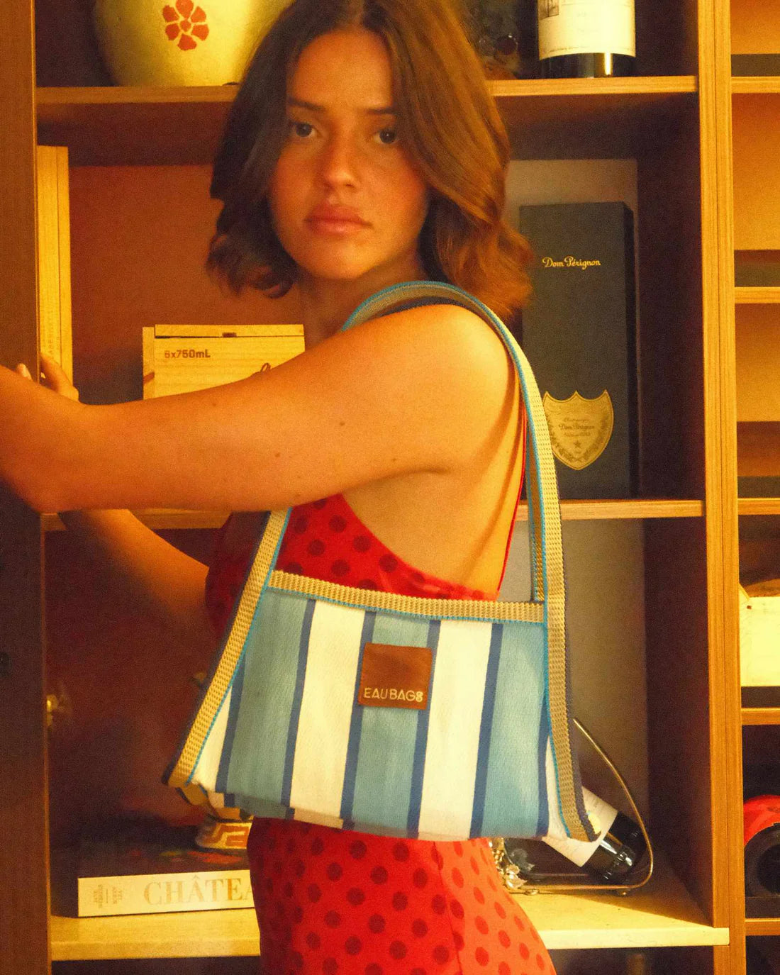 Recycled Nylon Handbag | Baguette | Patmos