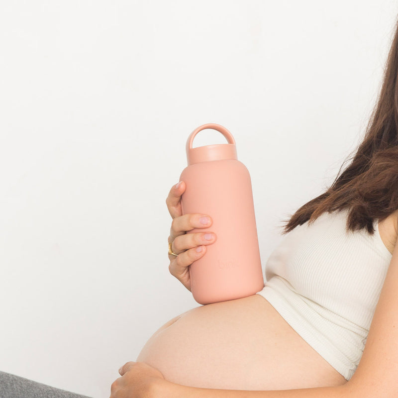 Hydration Tracking Mama Water Bottle | Rose