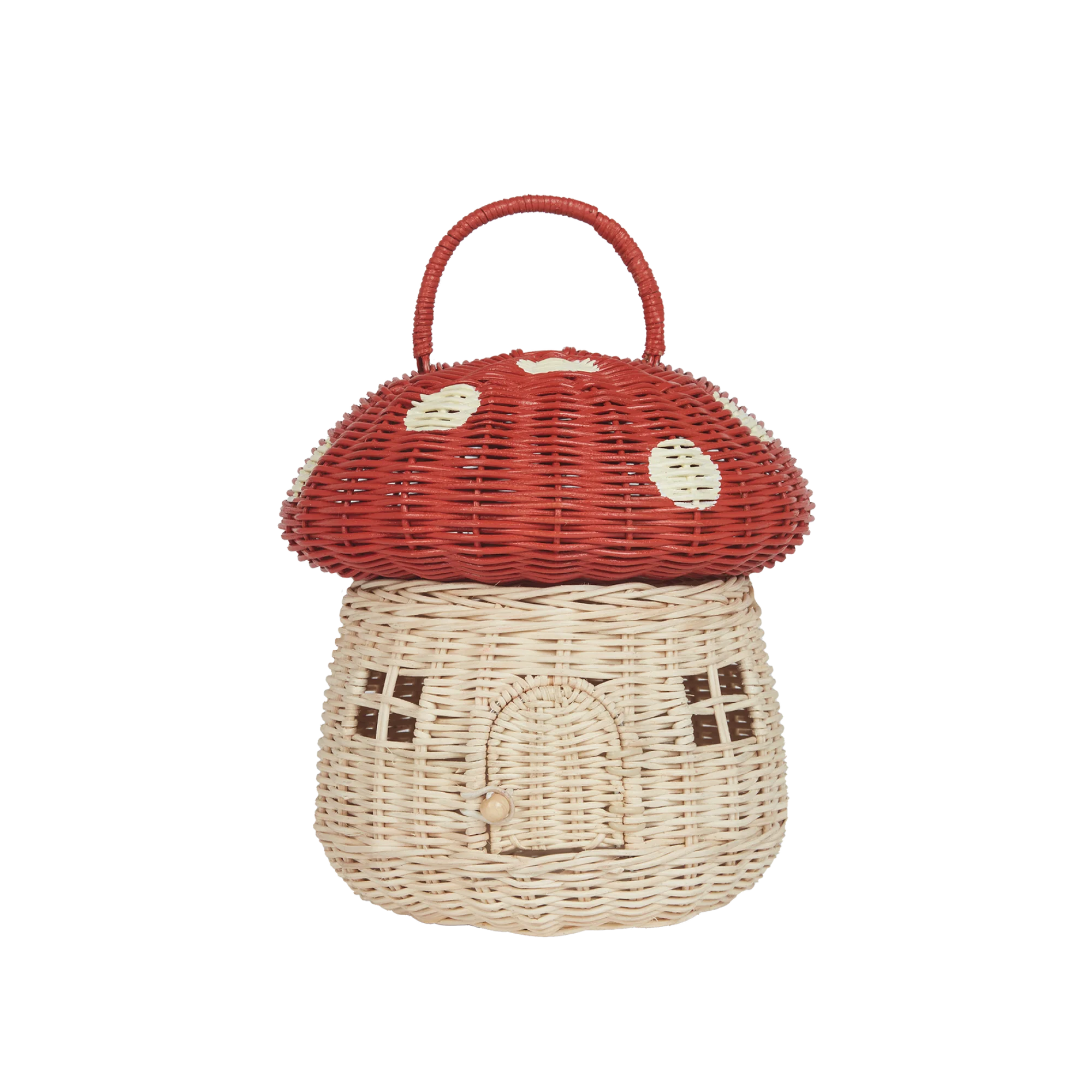 Mushroom Basket | Red