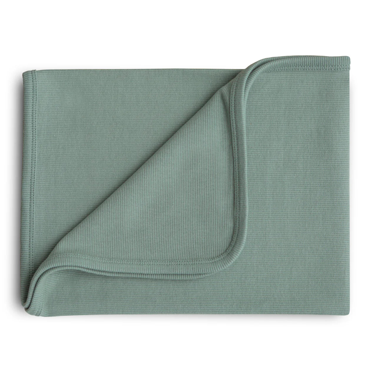 Ribbed Baby Blanket | Roman Green