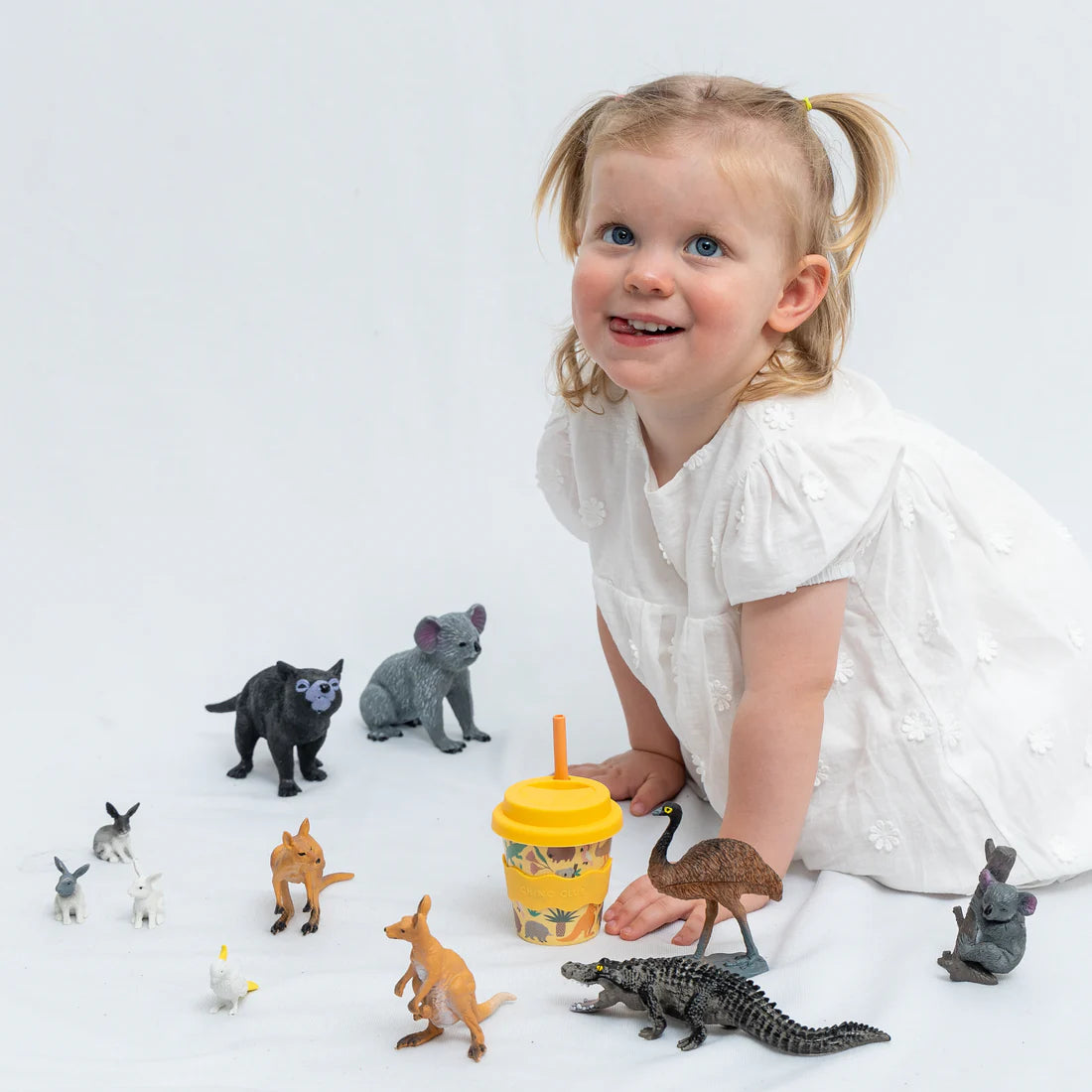 Reusable Baby Chino Cup l Aussie Animals