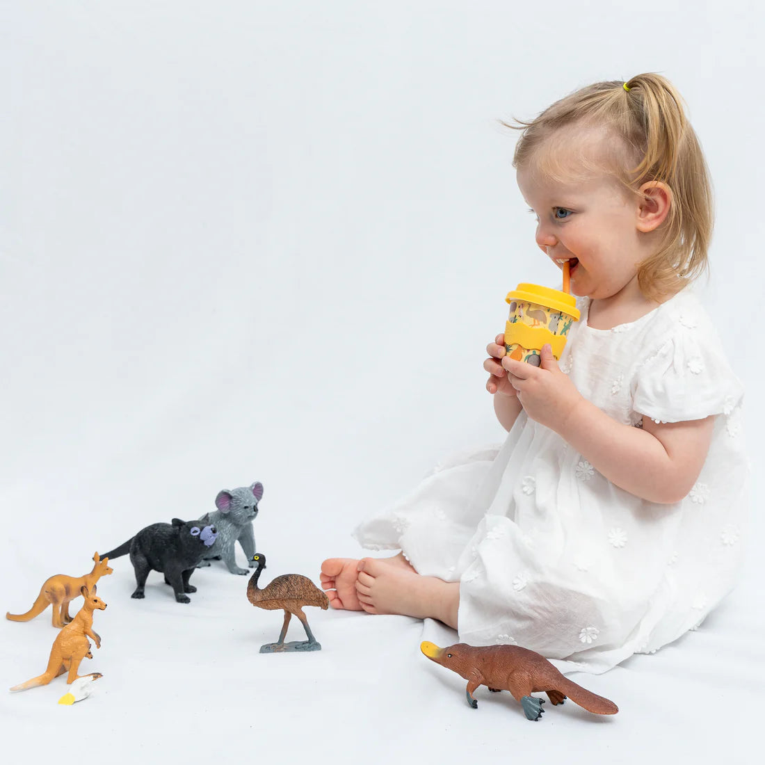 Reusable Baby Chino Cup l Aussie Animals