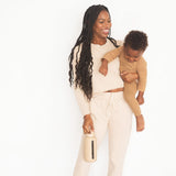 Hydration Tracking Mama Water Bottle | Sand