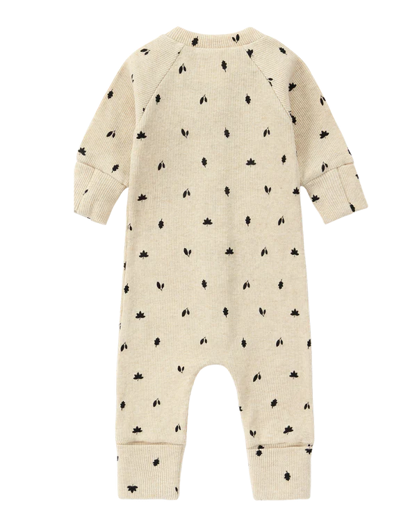 Organic Unisex Snap Suit | Fall Leaves