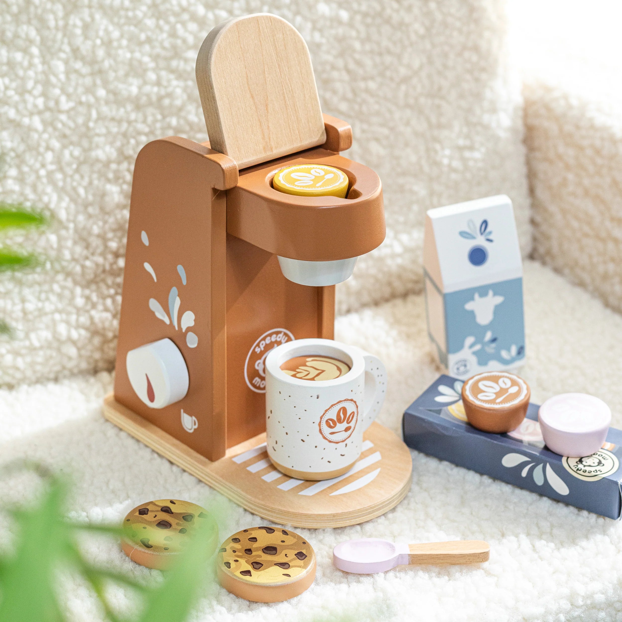 Wooden Coffee Machine