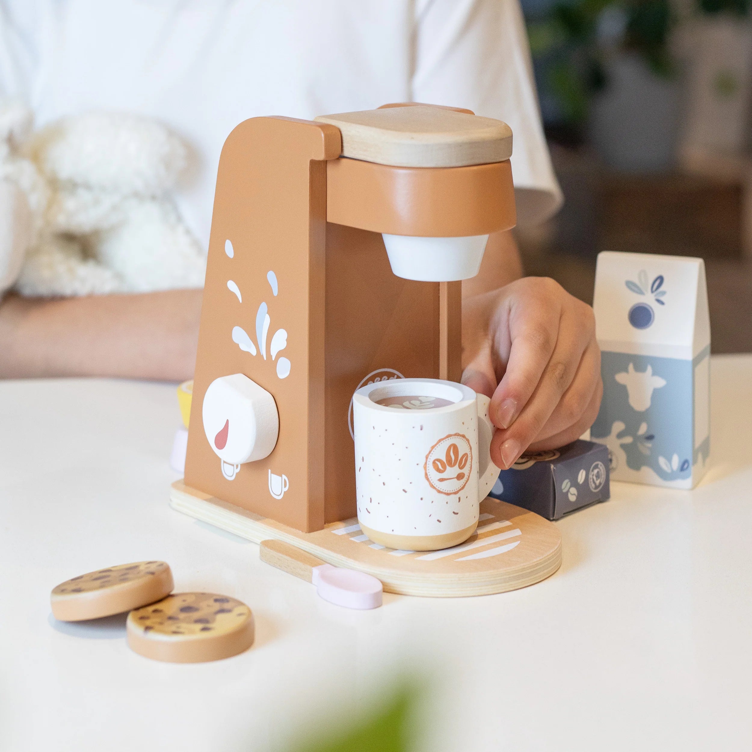 Wooden Coffee Machine