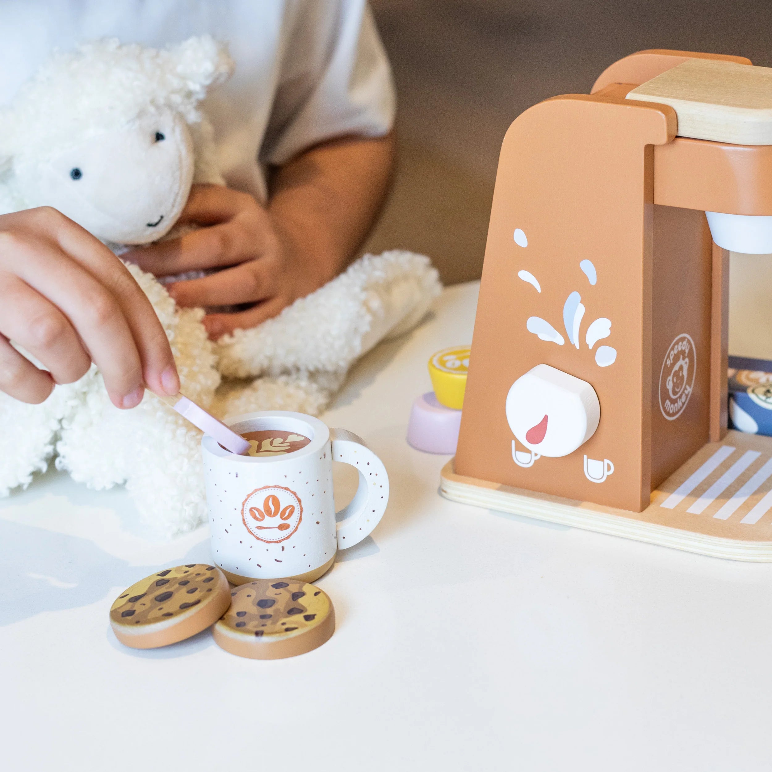 Wooden Coffee Machine