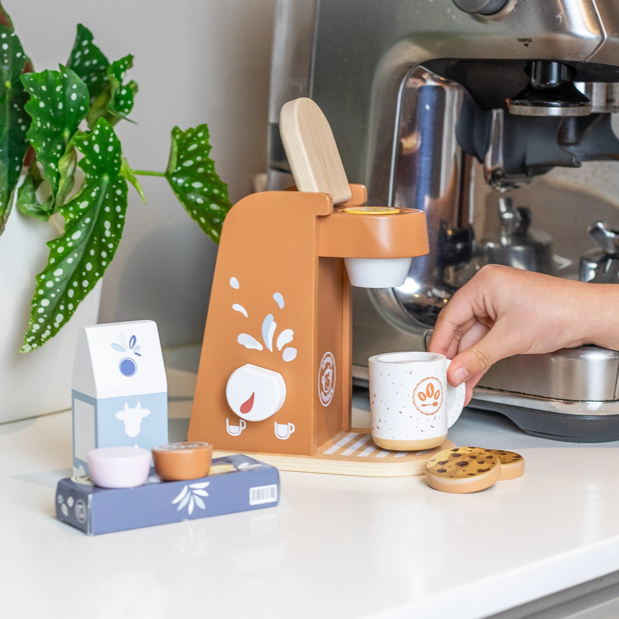 Wooden Coffee Machine