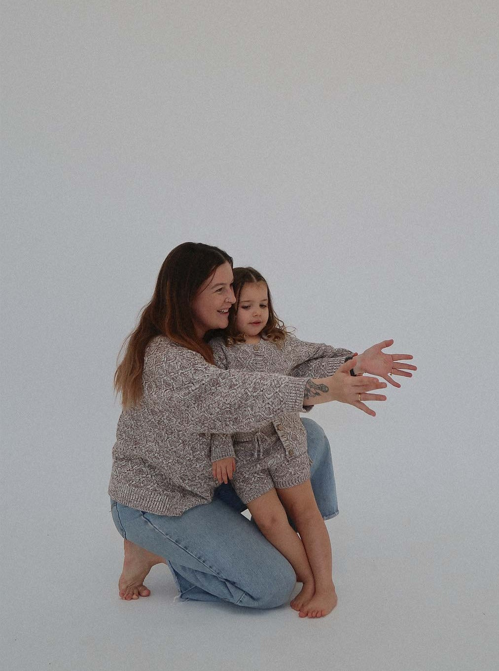 Adults Alex Knit Cardigan | Truffle